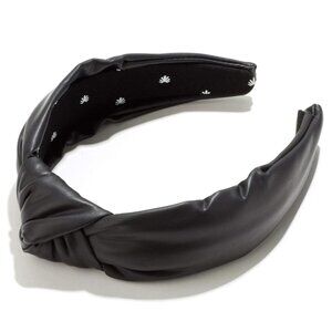 Ripped Lele Sadoughi Black Knotted Headband Priced Accordingly